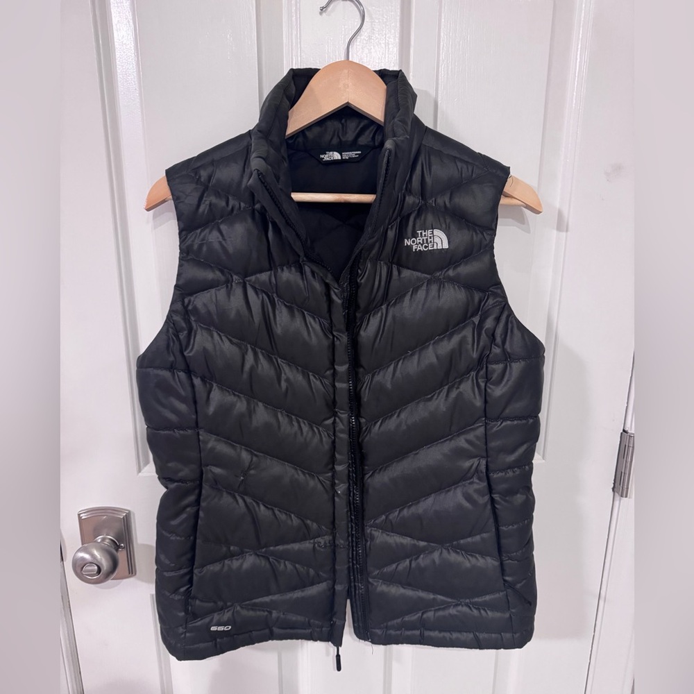 The North Face Charcoal Quilted Vest